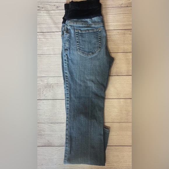 Liz Lange Maternity Jeans Full Panel Size 2 - Picture 2 of 5